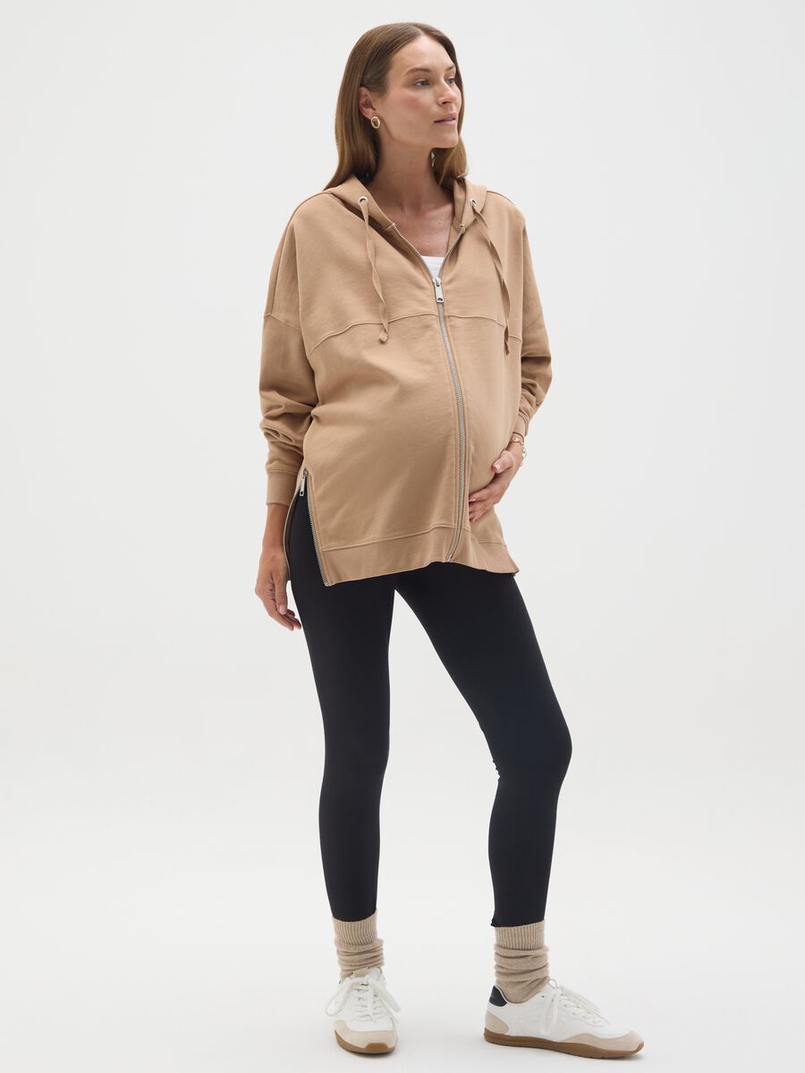 Black Stretch Maternity Leggings_0
