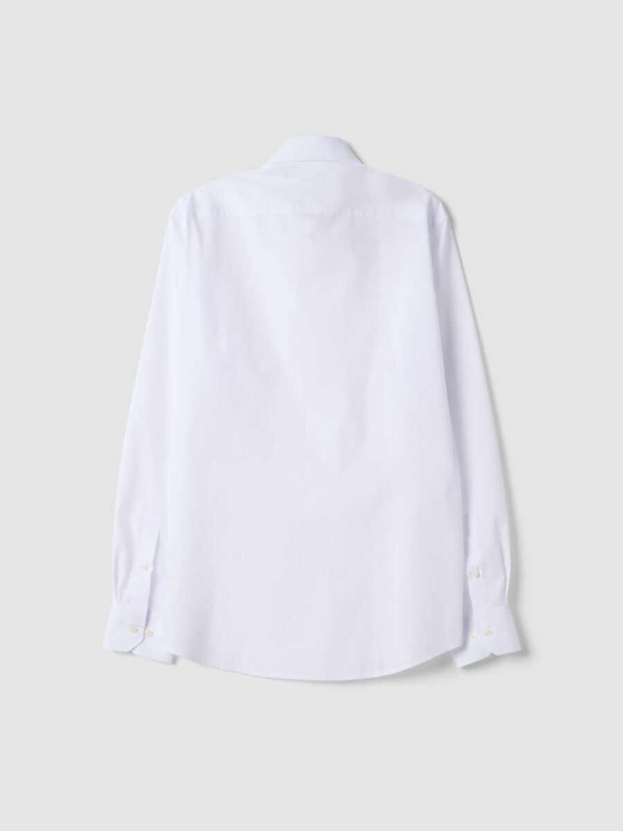 Camicia bianca button down slim fit a maniche lunghe Easy Iron_6