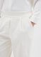 White Stretch Cotton Trousers Regular Fit_3