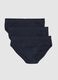 Set of blue regular fit cotton briefs_4
