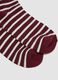 Red striped stretch-fabric socks_2