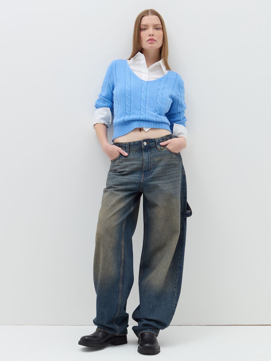 Balloon-fit skater jeans_0