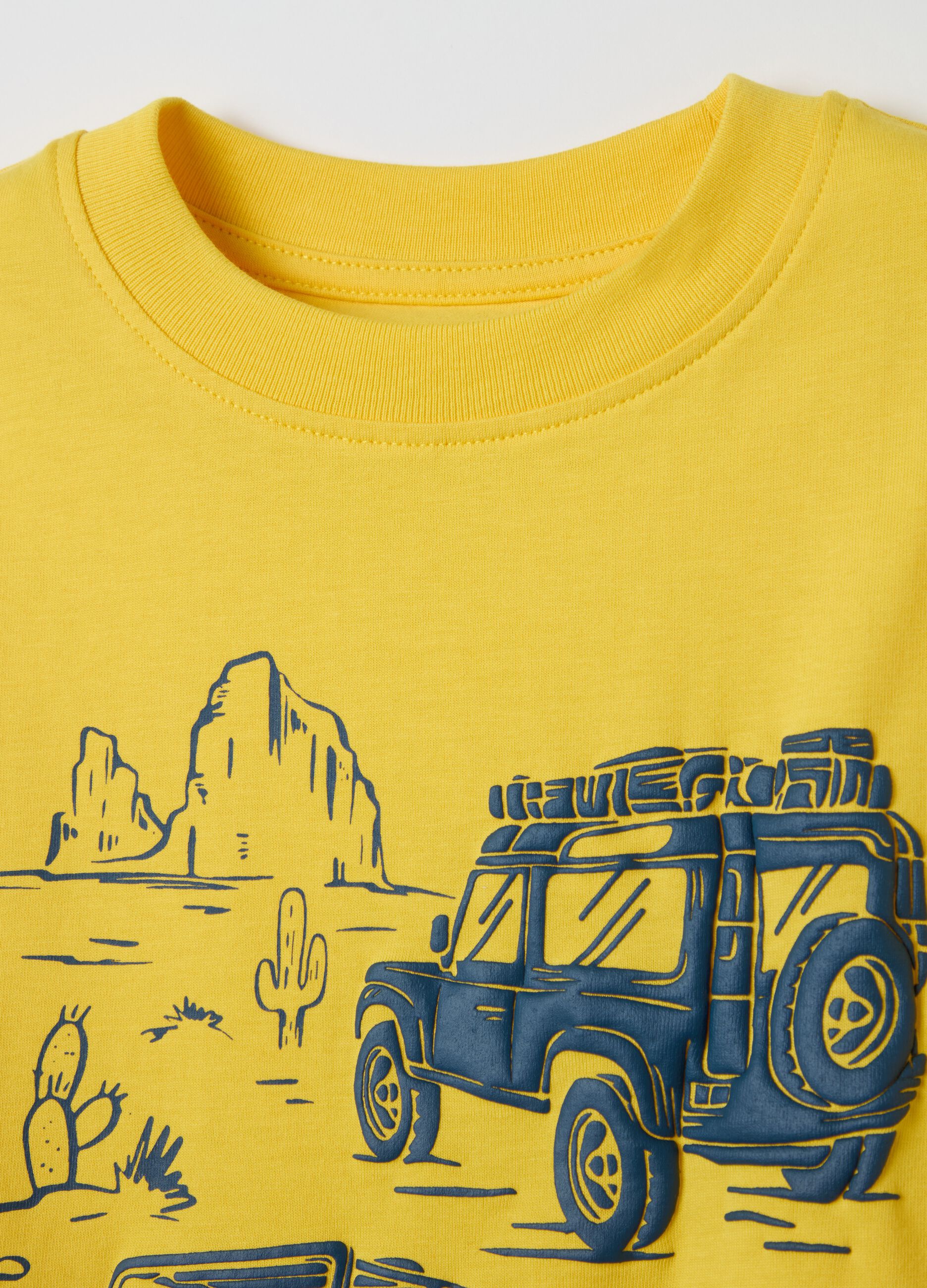 Cotton T-shirt with print
