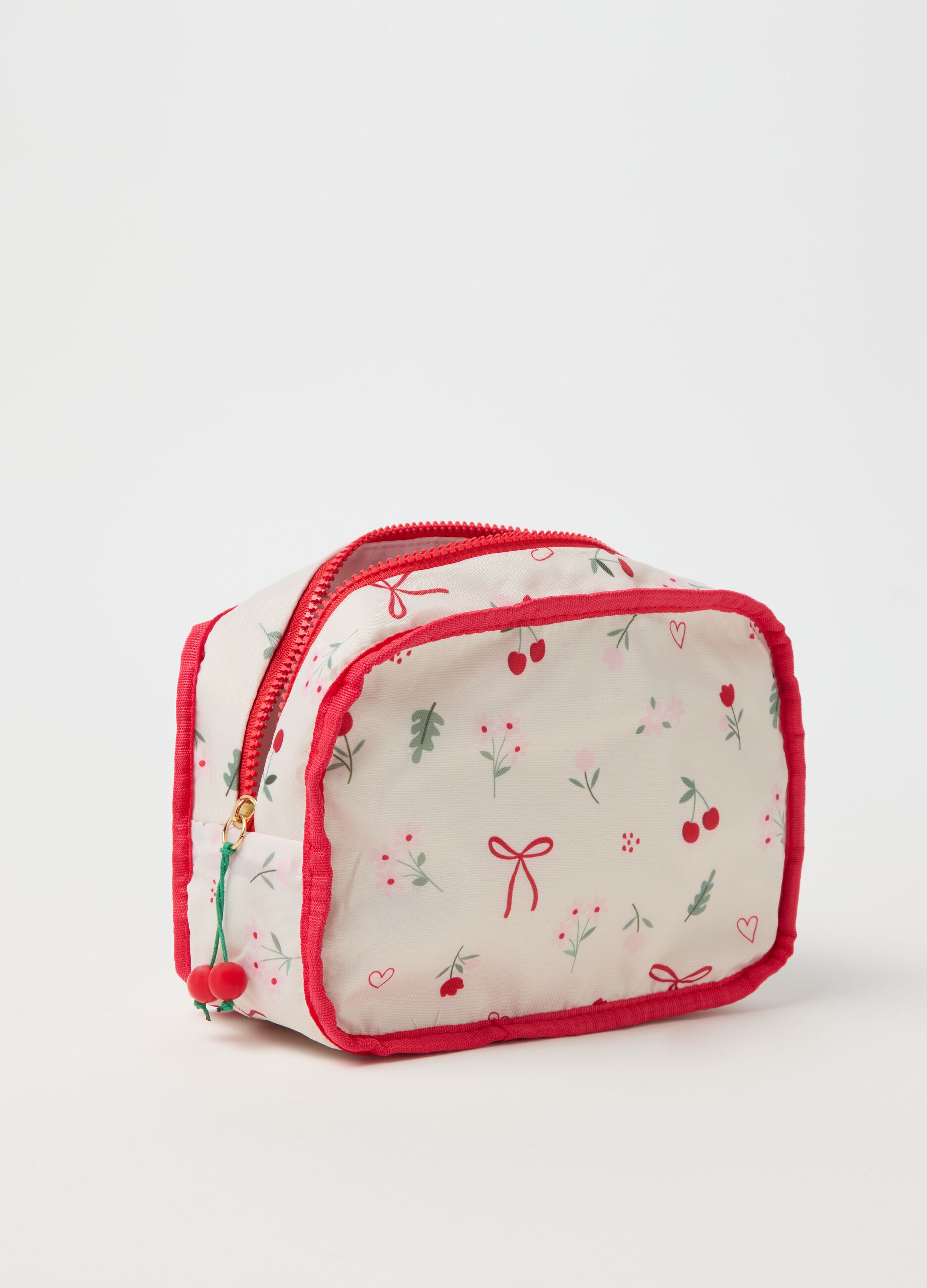 Reversible beauty case with print