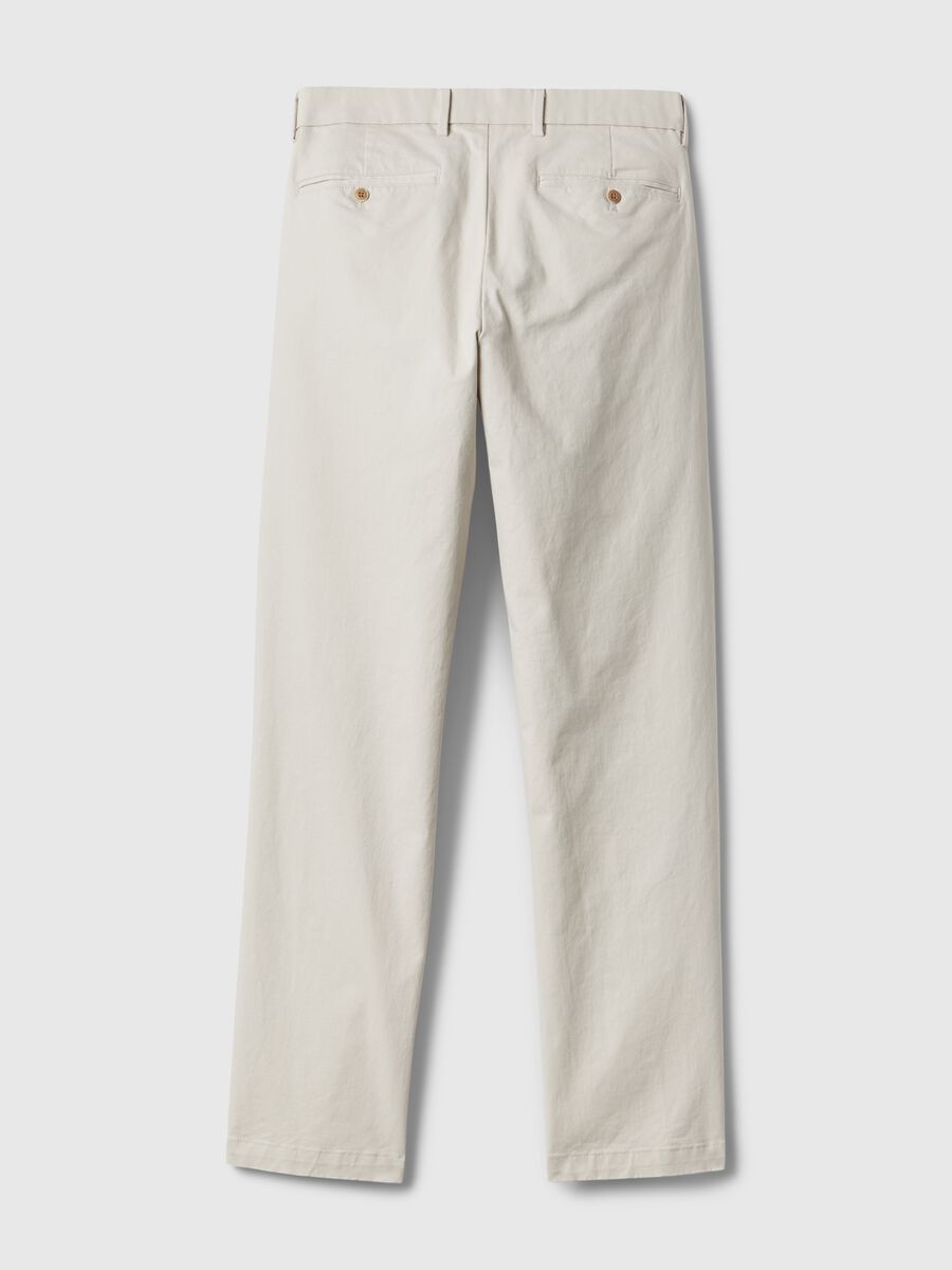 Straight-fit trousers in stretch cotton_4