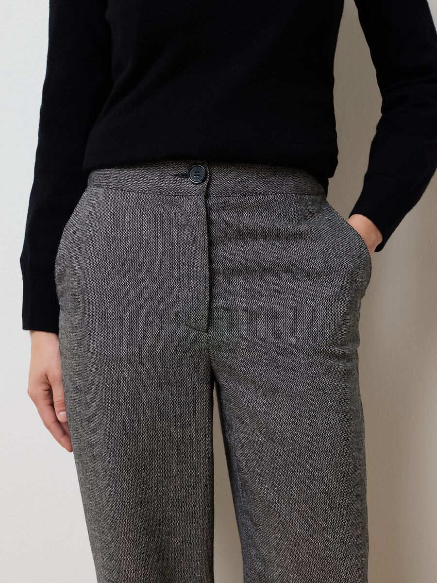 Regular fit grey trousers_3