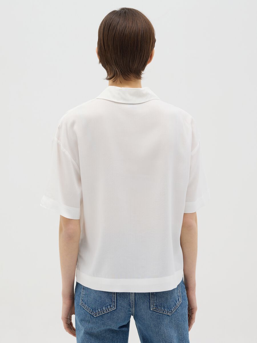 Viscose blouse with polo neck_2