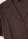 Camicia over fit marrone in misto viscosa a maniche corte_2