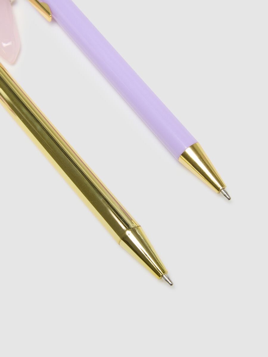 Purple Pen Set with Charm_2