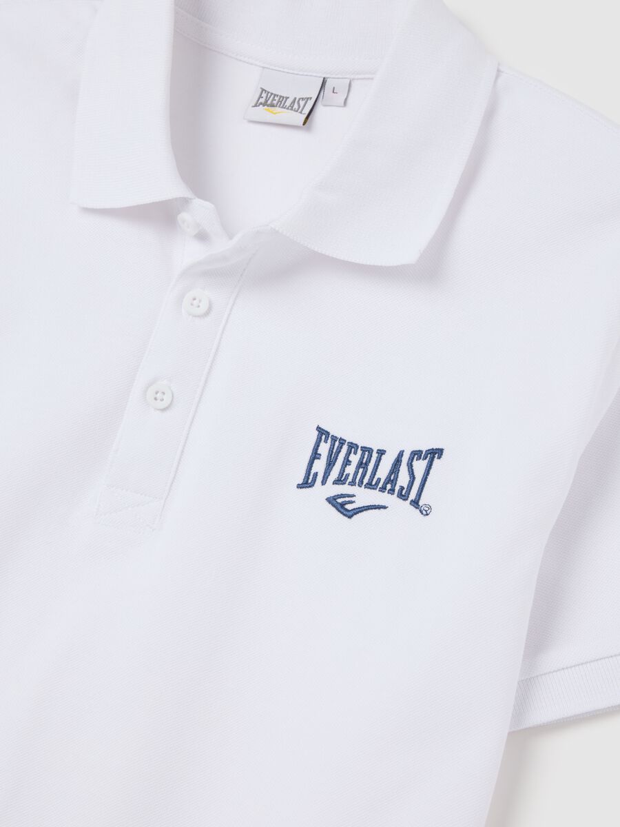 White cotton polo by Everlast_5