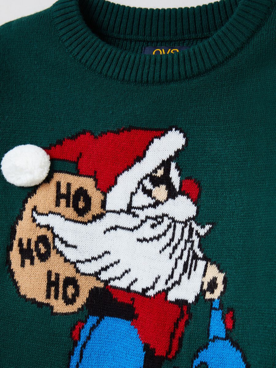 Christmas Jumper con disegno Babbo Natale_2