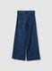 Blue wide-leg jeans in stretch cotton_6