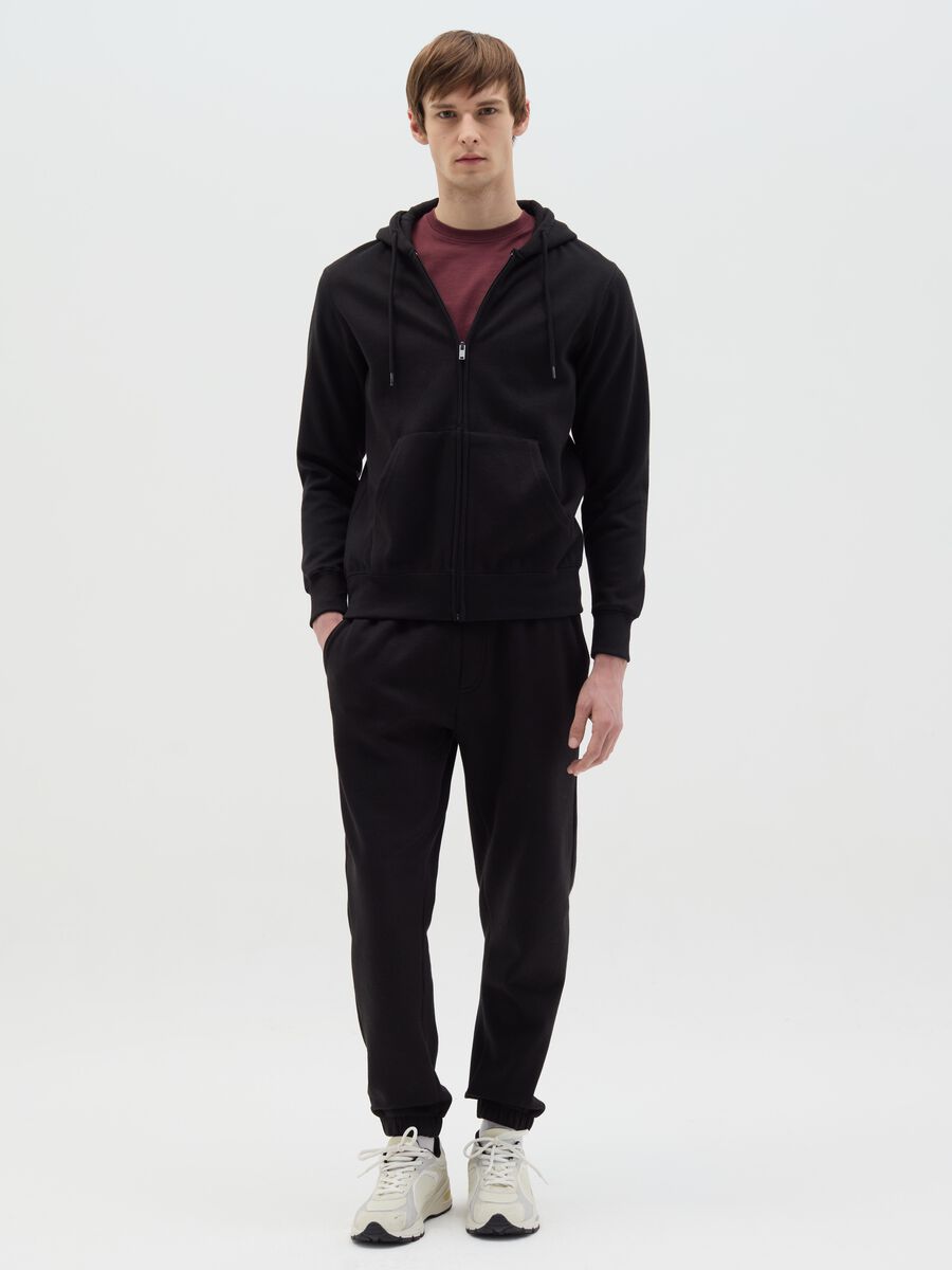Essential fleece joggers with drawstring_0