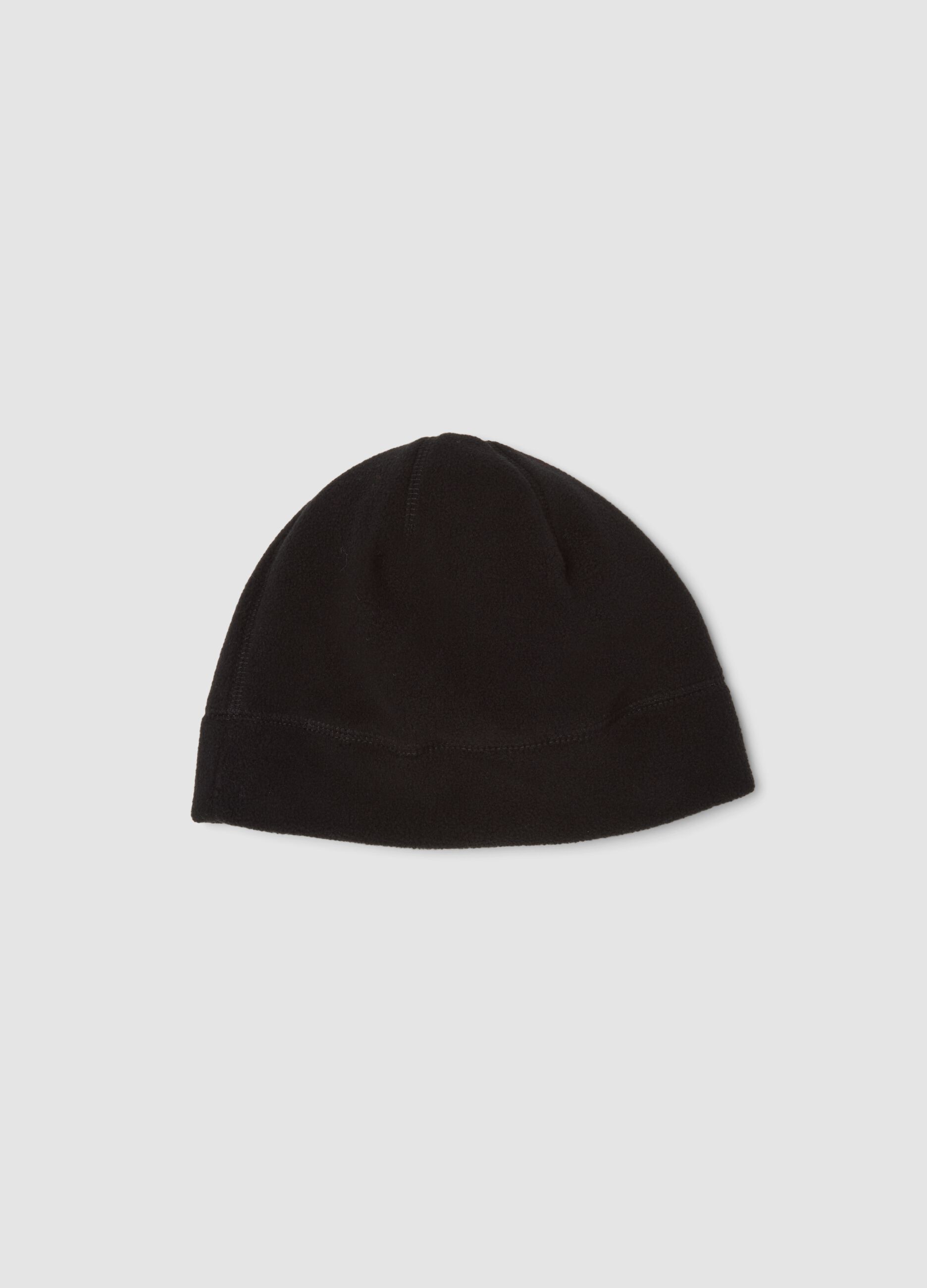 Black fleece beanie