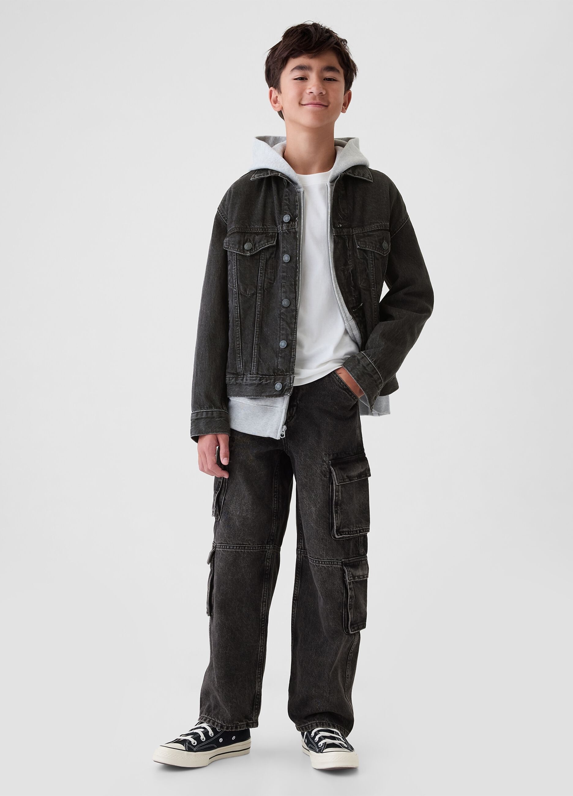 Baggy-fit jeans with pockets