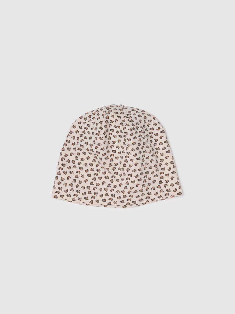 Cappello da neonata in cotone elasticizzato multicolor_0