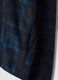 Blue checked fleece sweatshirt with collar, regular fit_1