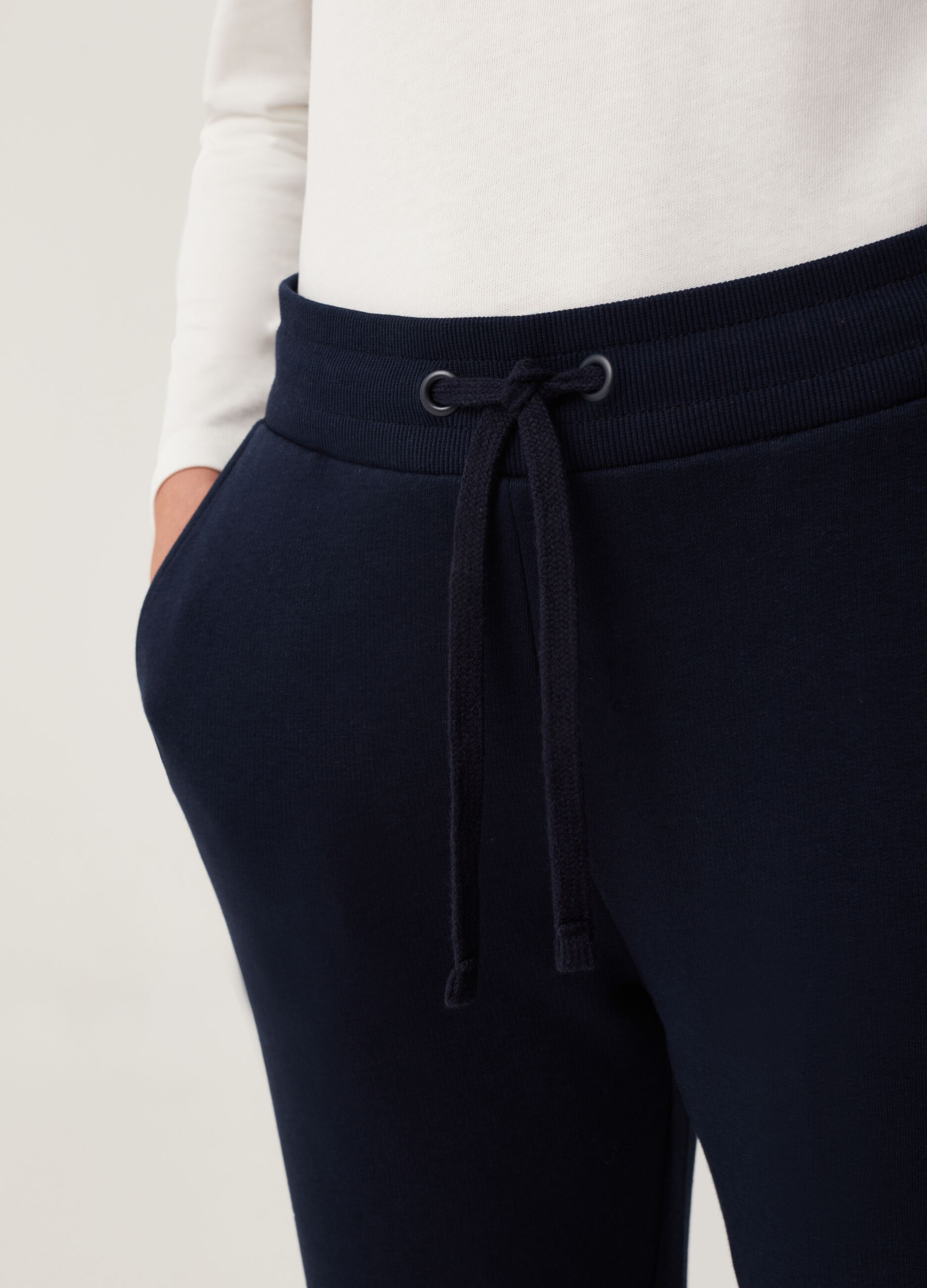 Joggers Fitness in felpa con coulisse_3