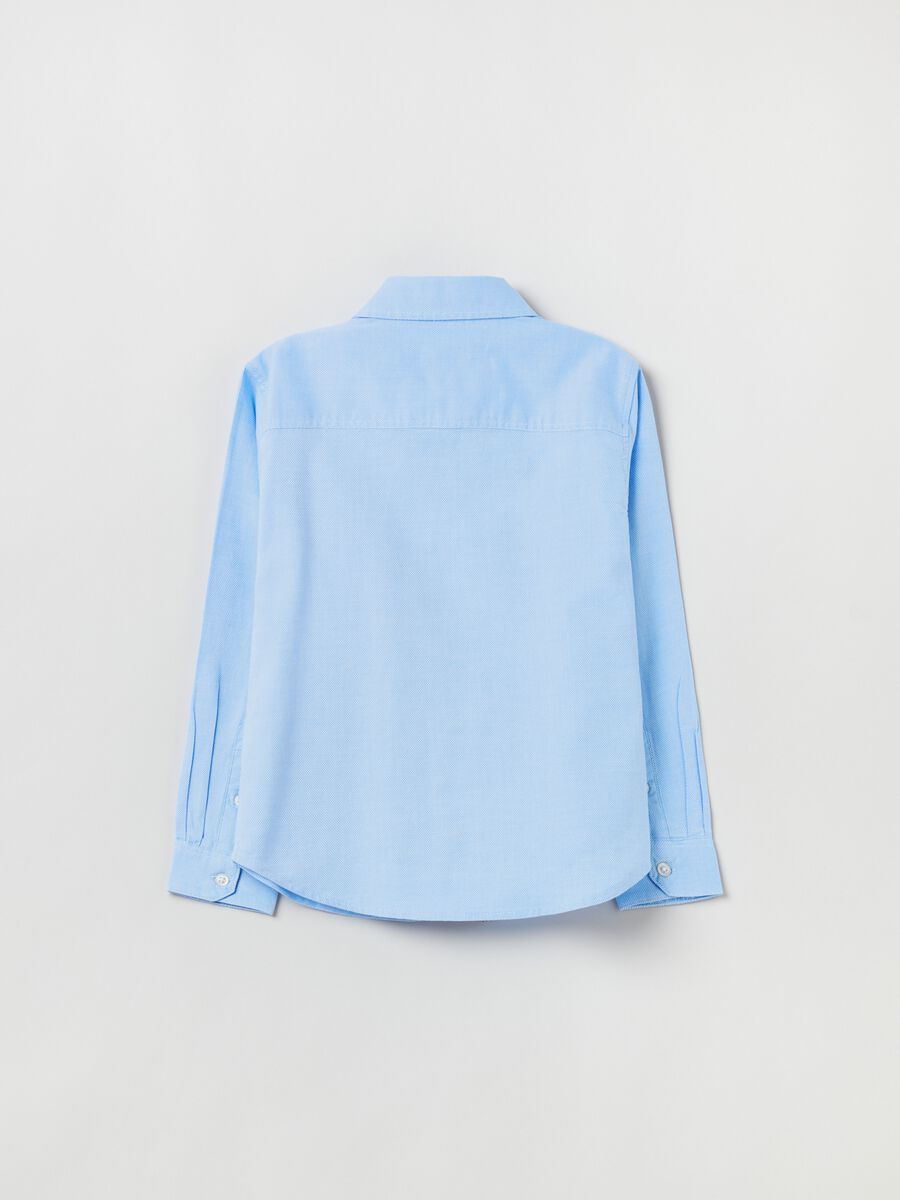 Camicia in cotone stretch oxford_1