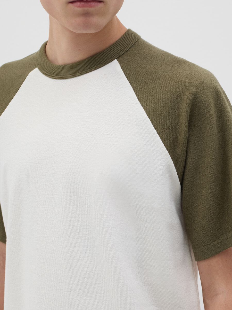 T-shirt in two-tone cotton_3