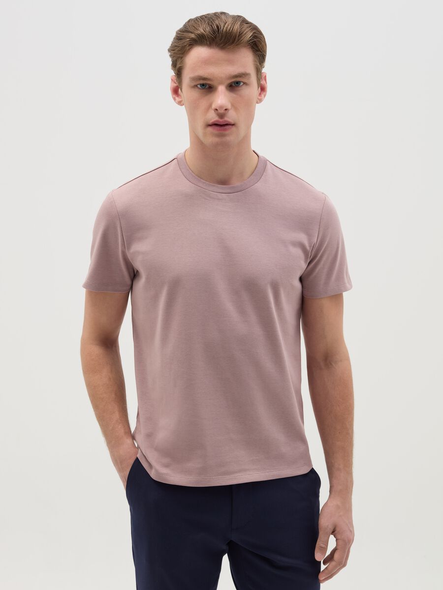 T-shirt with technical fabric_0