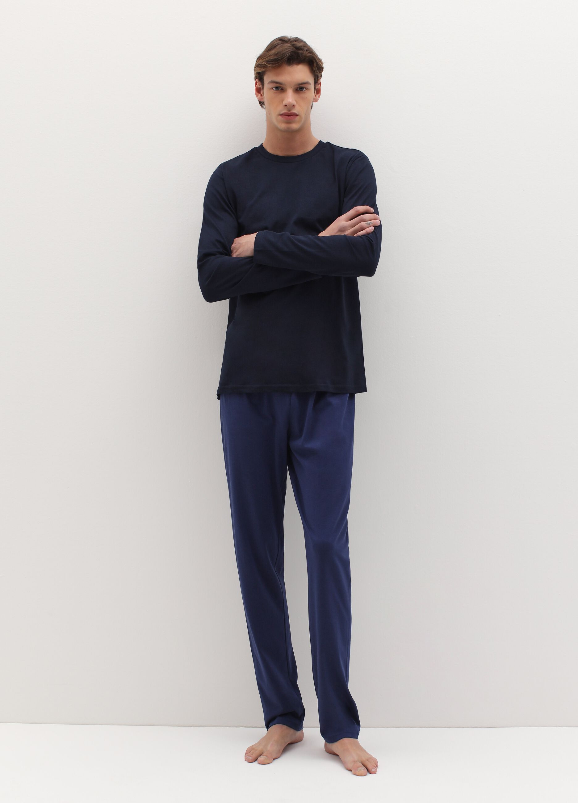 Long pyjamas in cotton