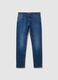 Jeans in cotone elasticizzato blu skinny fit_4