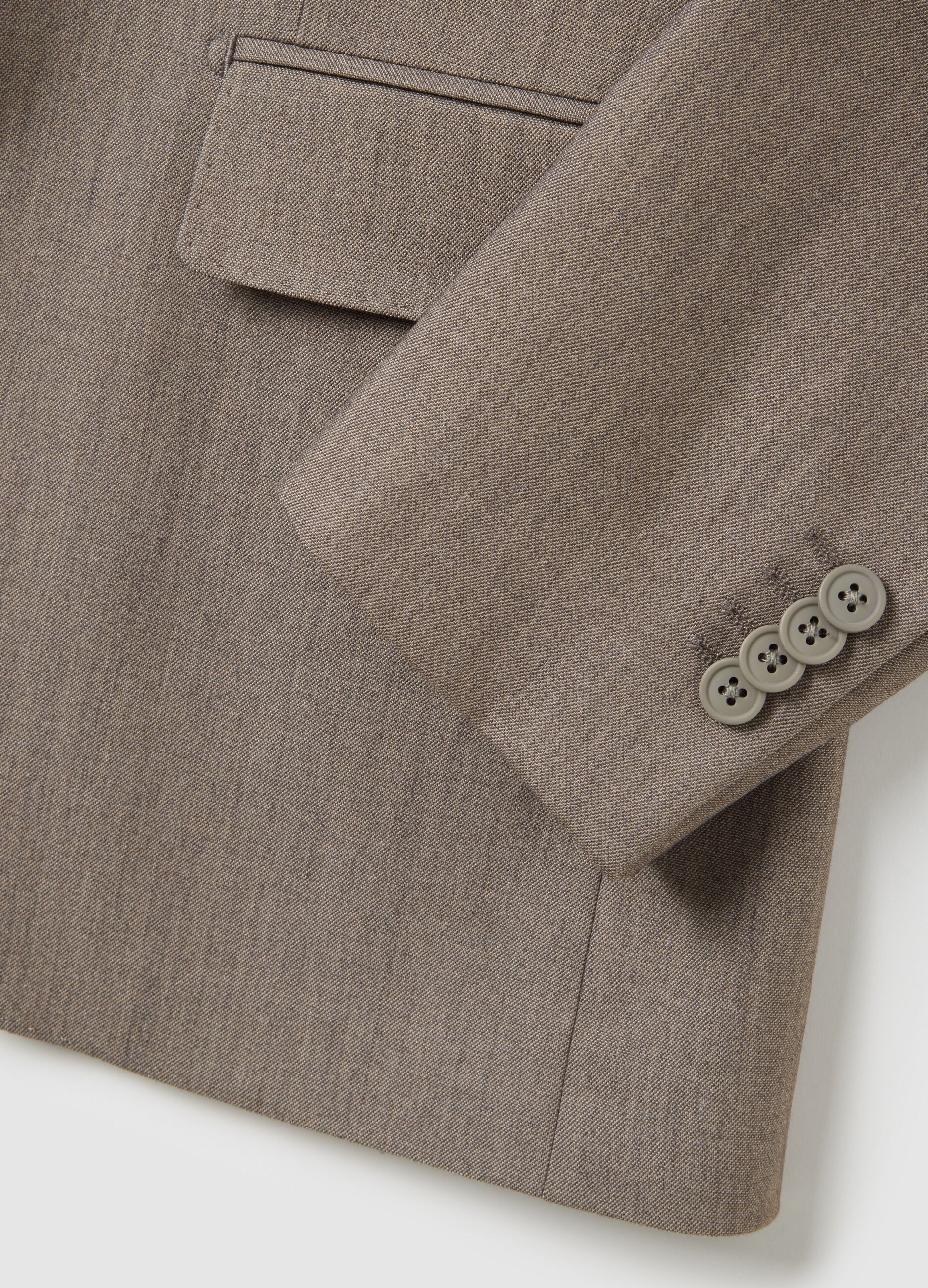 Slim fit brown blazer