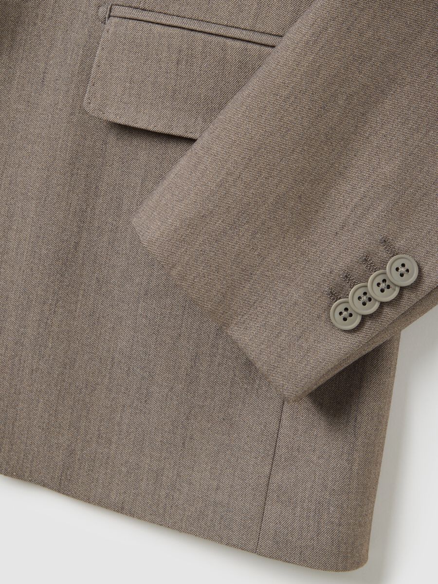 Slim fit brown blazer_5