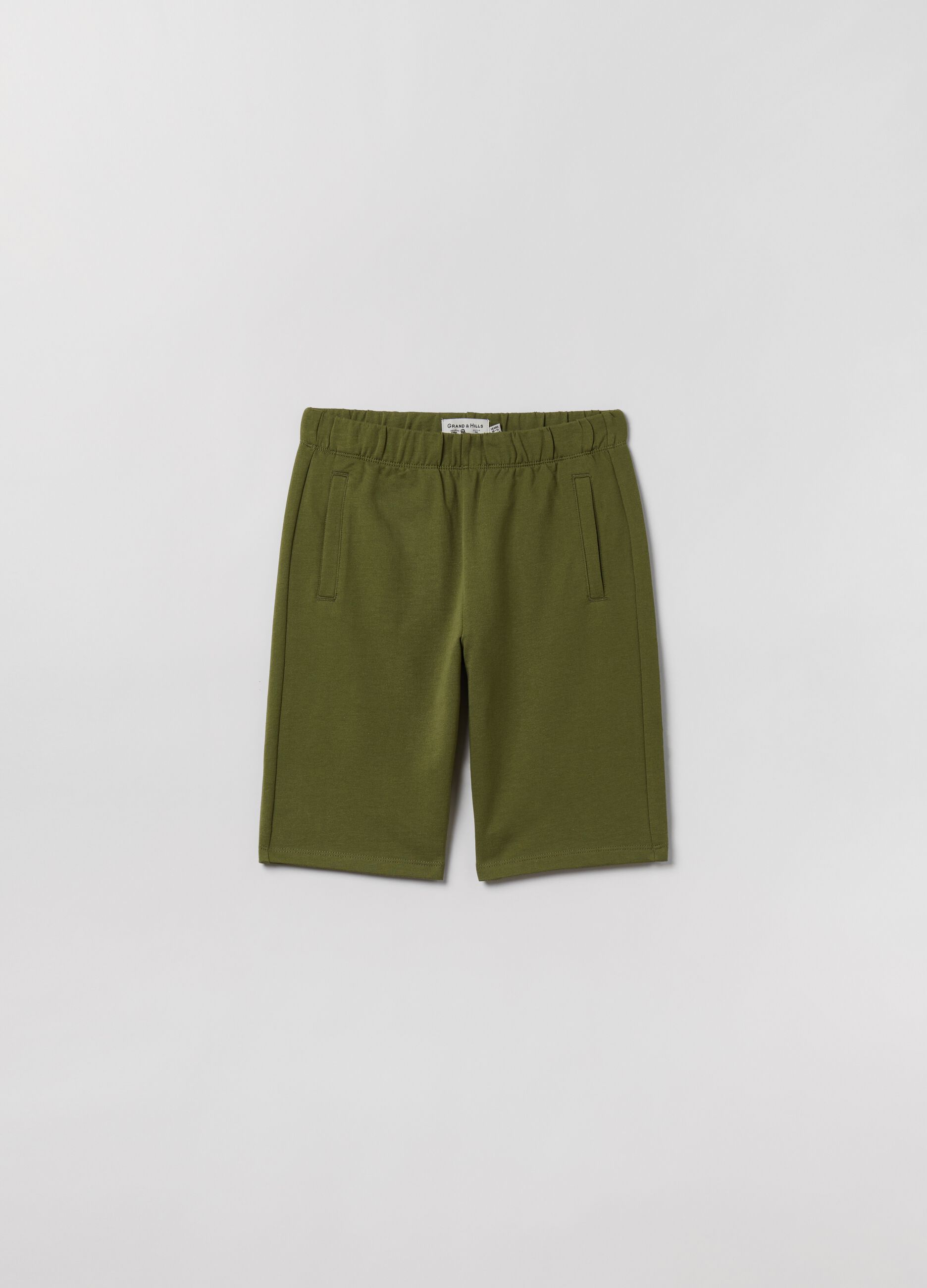 Shorts in felpa con stampa Grand&Hills_0