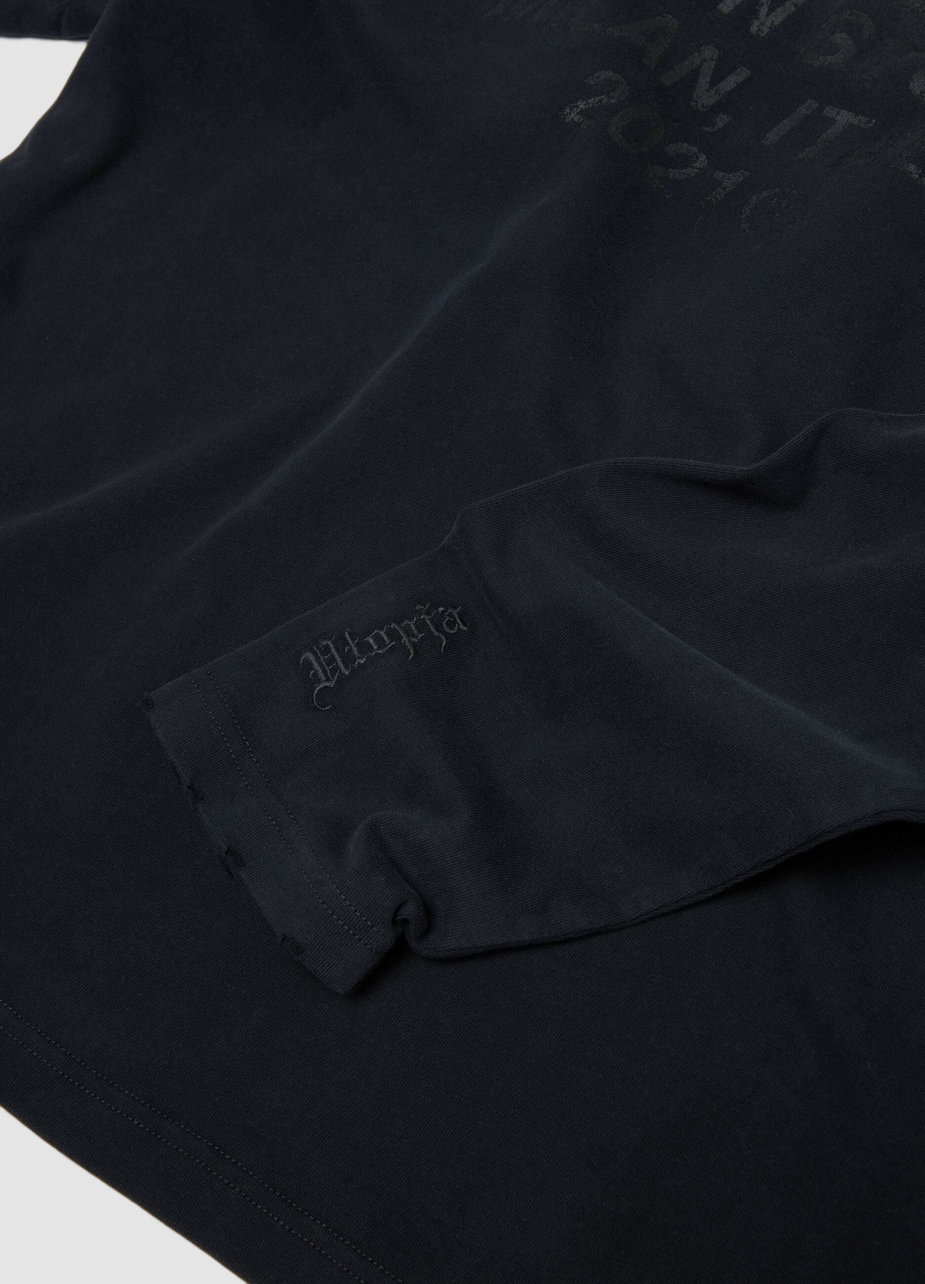 Double Longsleeve Sunfaded Black