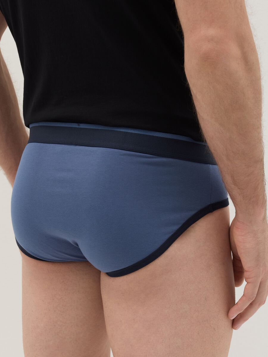 Stretch briefs with contrasting details_3