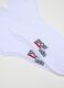 Pack of three men's short white cotton stretch socks_2