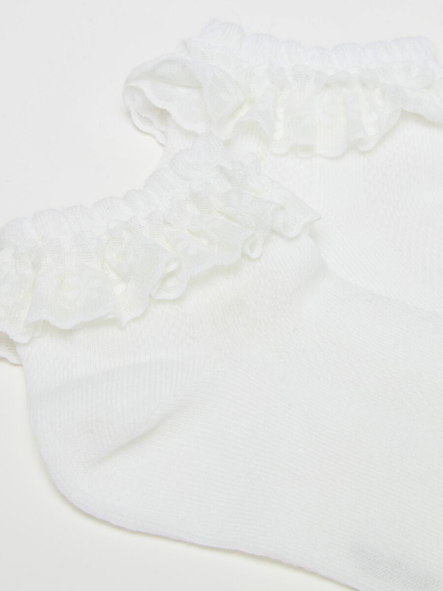 Short socks with tulle_1