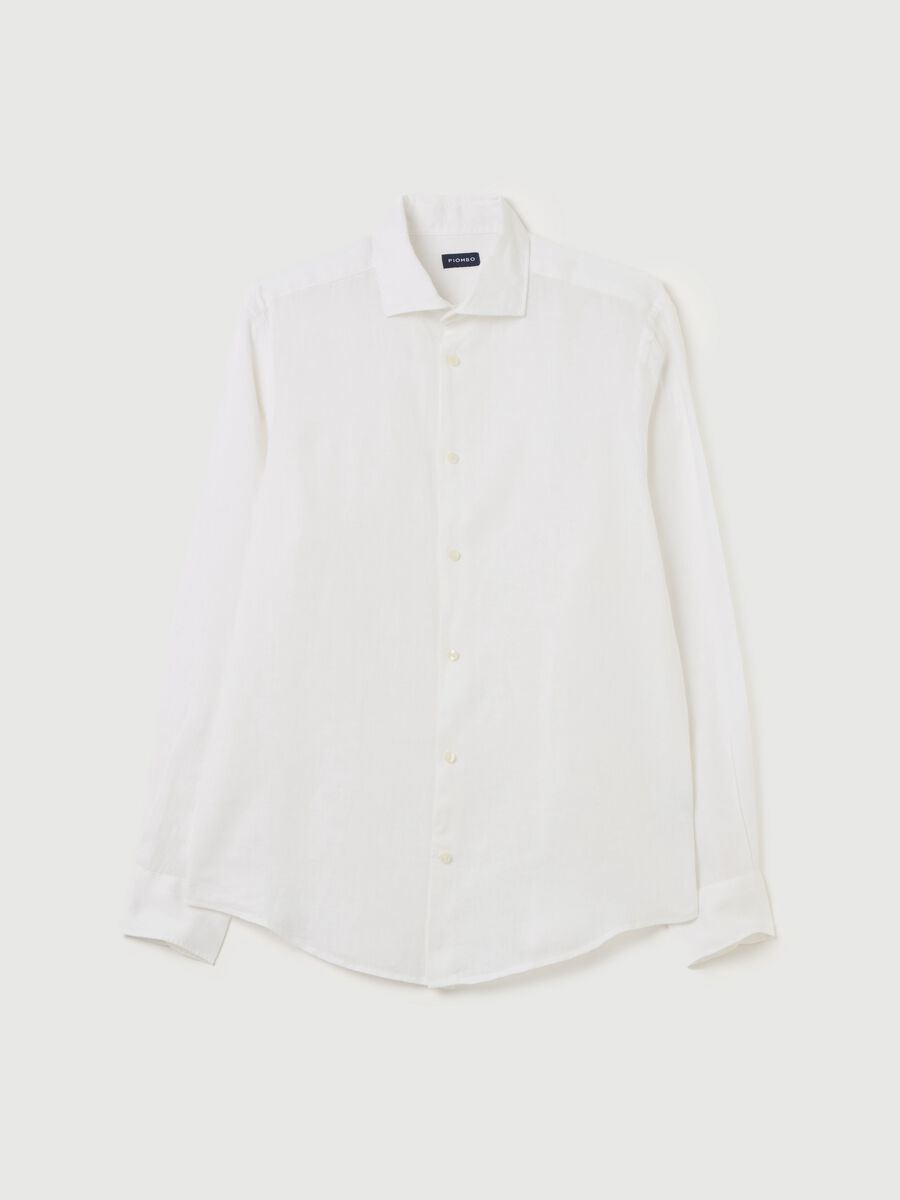 Regular-fit shirt in linen_4