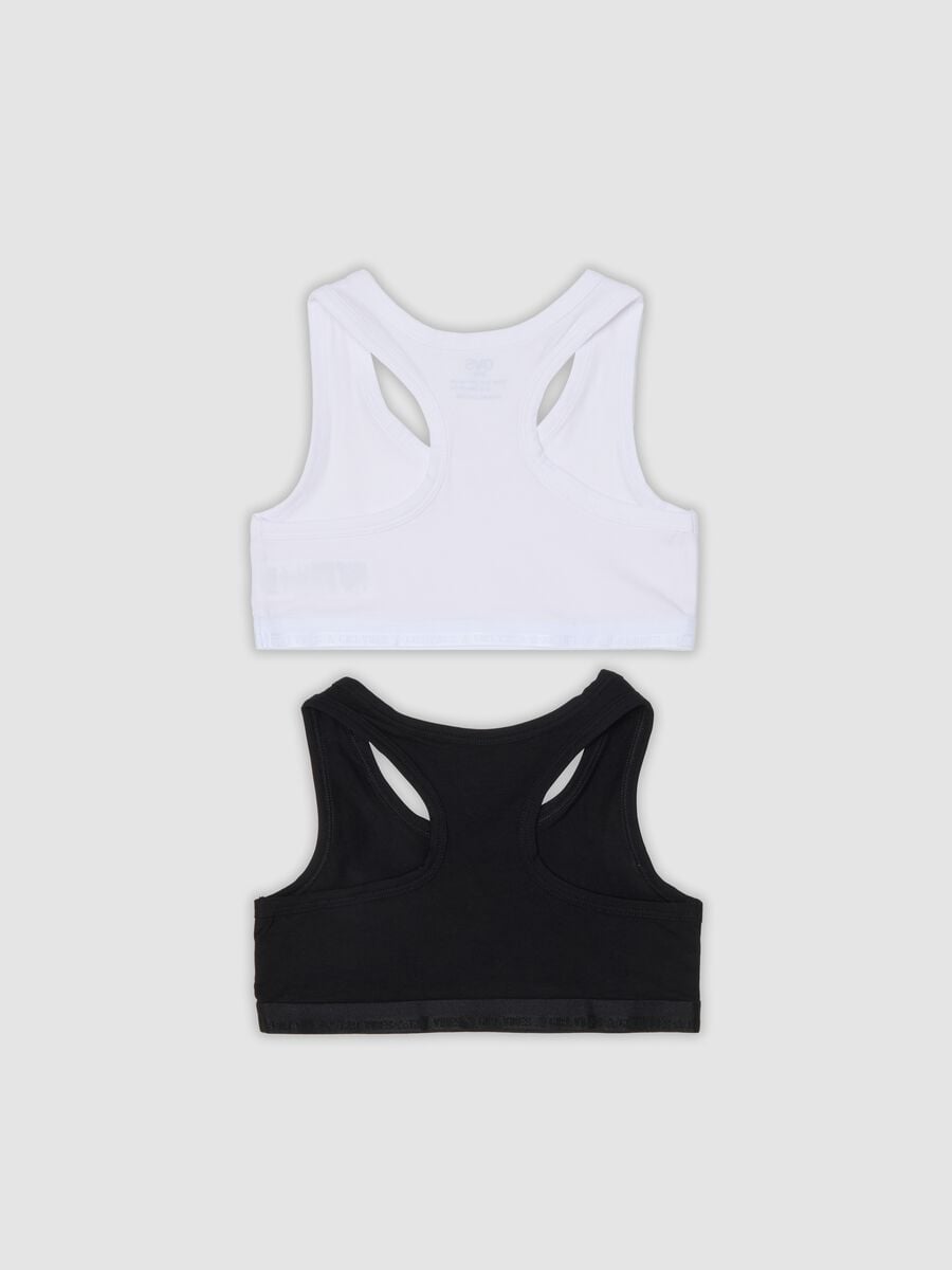 2-pack multicolour organic stretch cotton sports bras_1