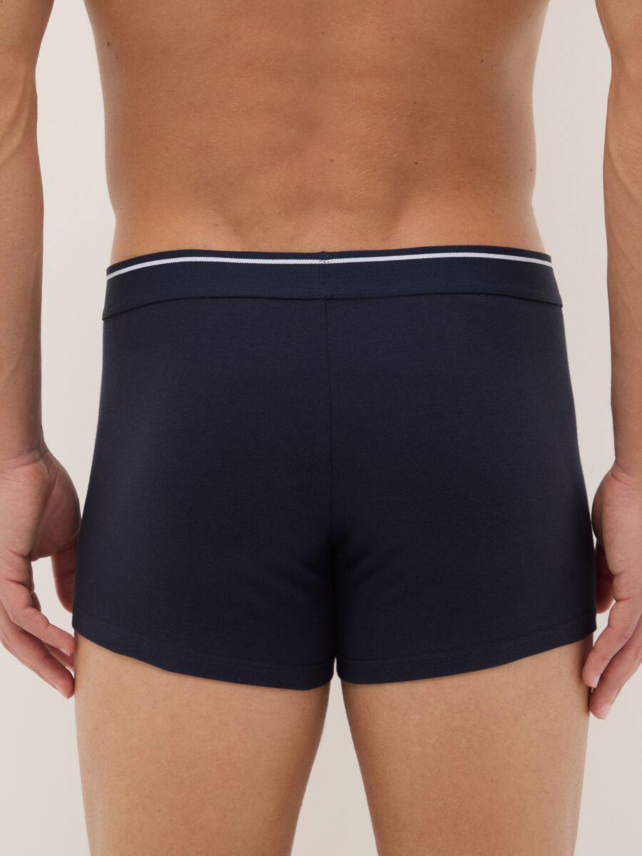 Tripack multicolour boxer shorts in stretch cotton, regular fit_2