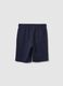Boys&rsquo; blue shorts in 100% cotton with regular fit_4