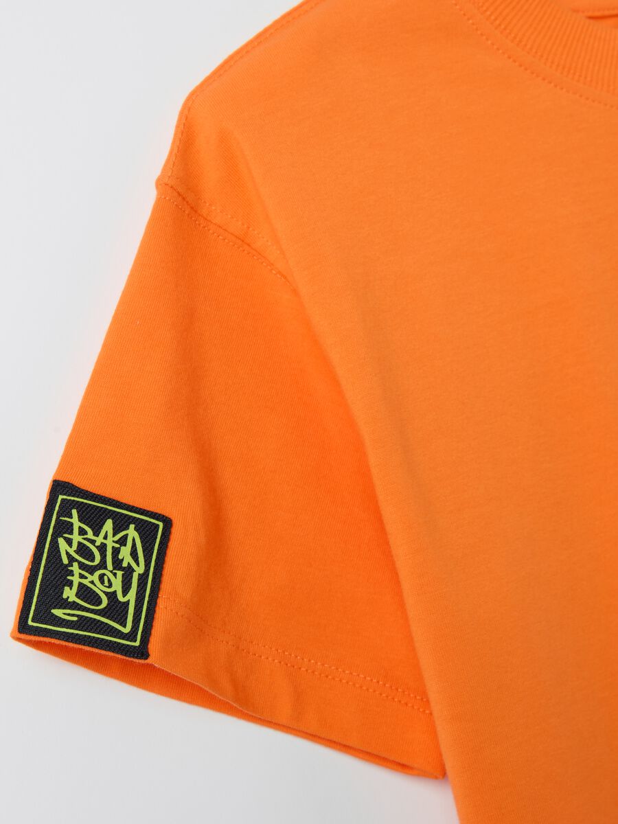 Cotton T-shirt with pocket and "Have Fun" print_3