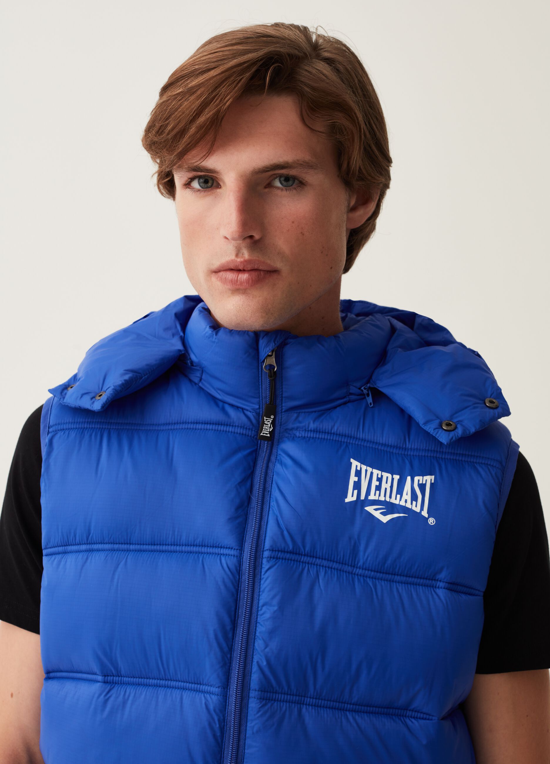 Gilet con cappuccio rimovibile stampa logo_1