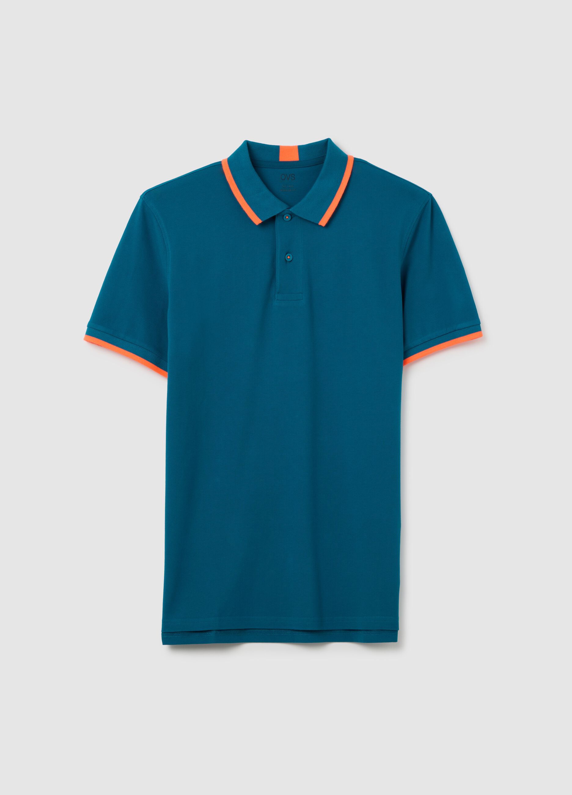 Men's Stretch Cotton Multicolour Polo Regular Fit