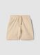 Beige pure cotton boys&rsquo; shorts, regular fit_0