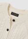 Beige regular fit cardigan with buttons_5