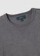 Grey crew neck cotton blend jumper regular fit_5