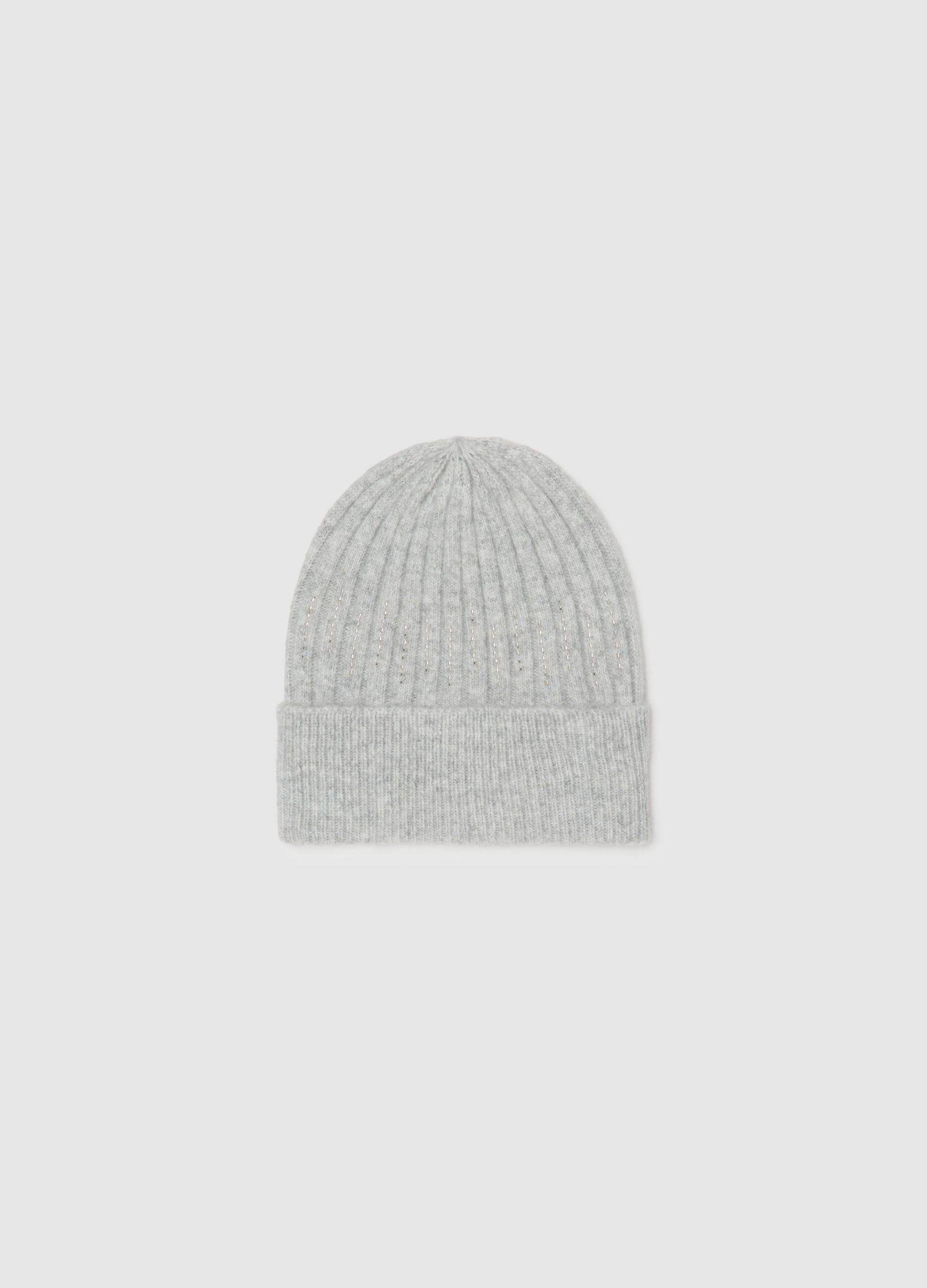 Knitted Grey Hat