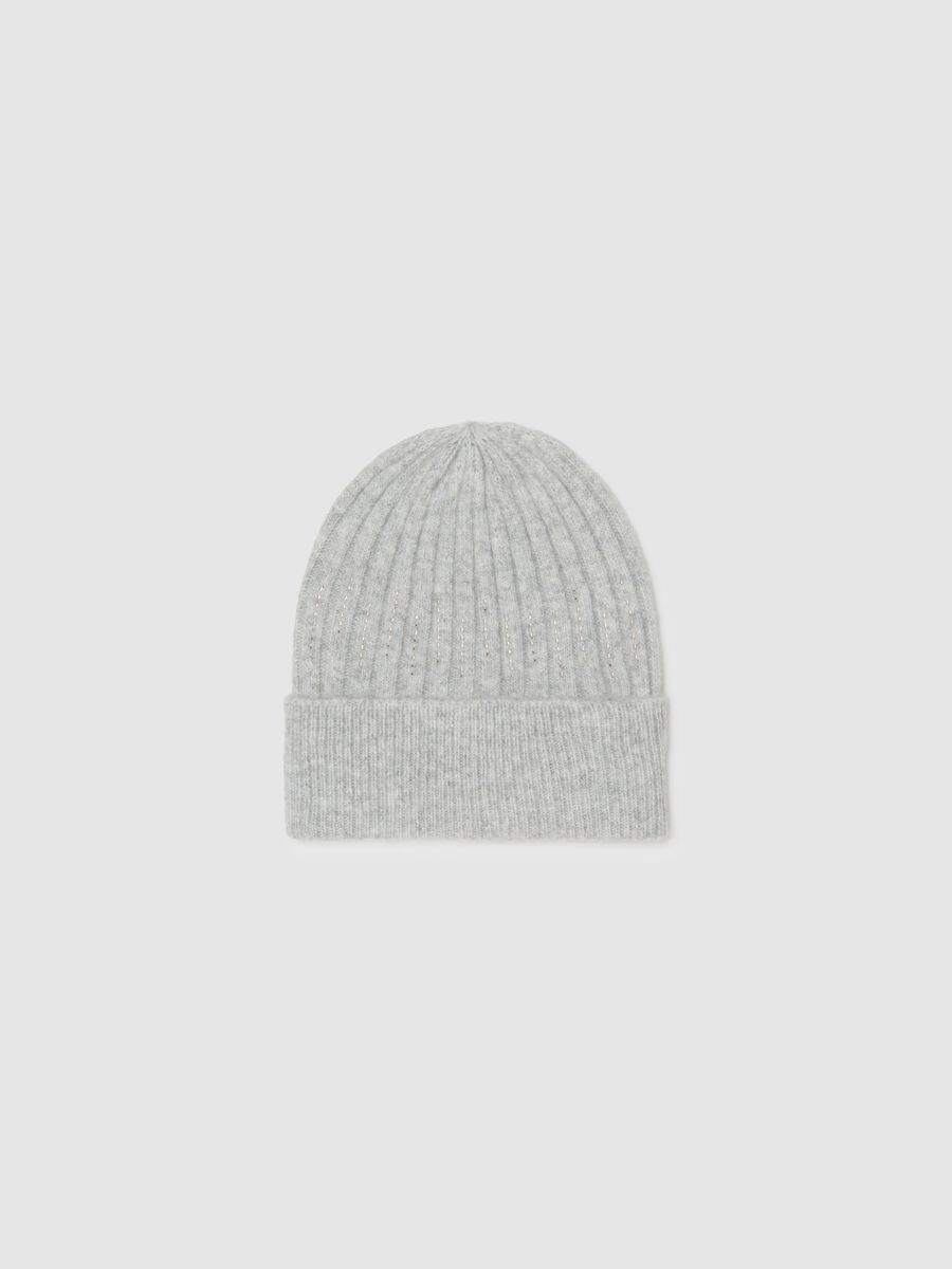 Knitted Grey Hat_0