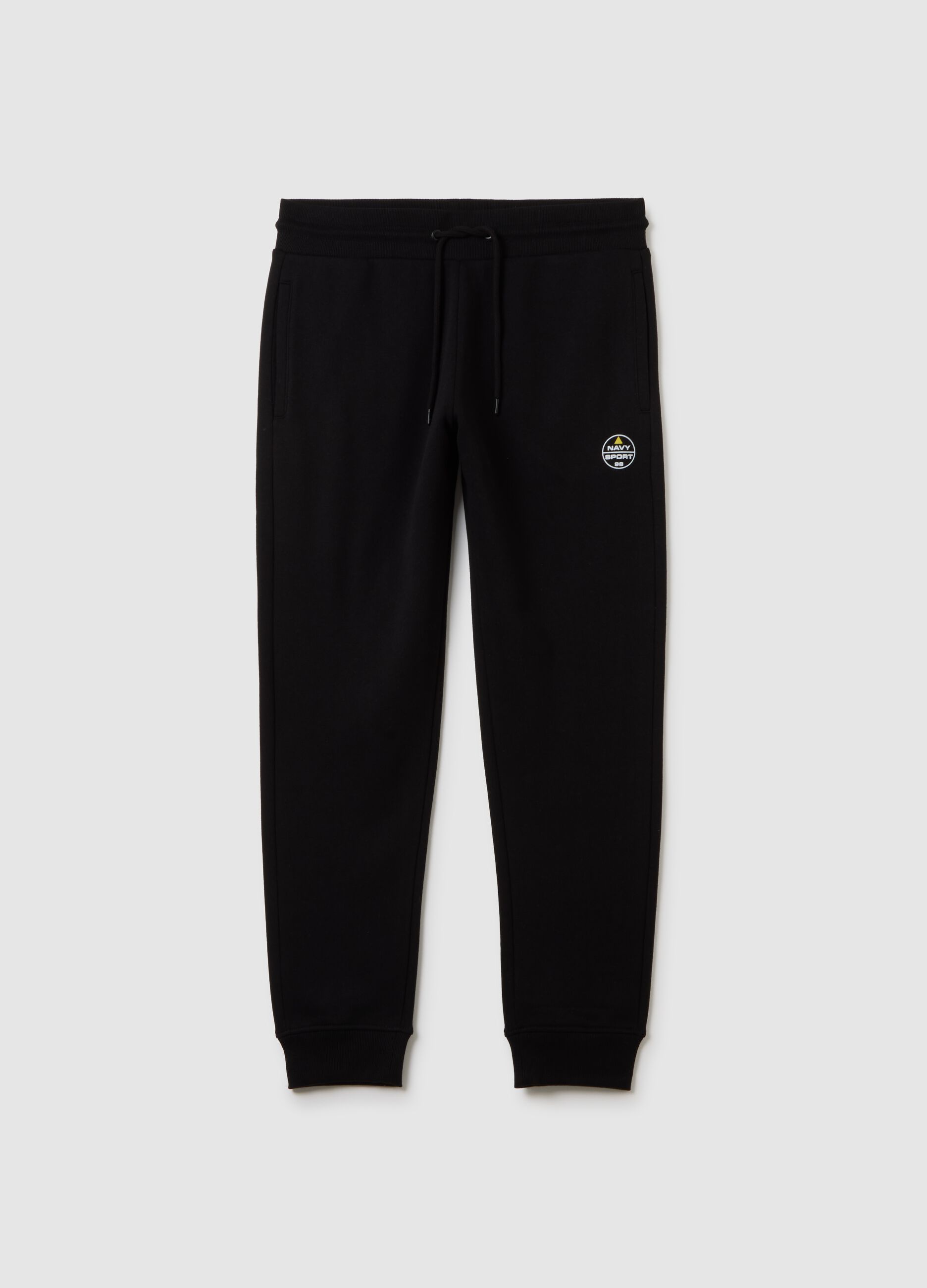 Black Stretch Sports Trousers