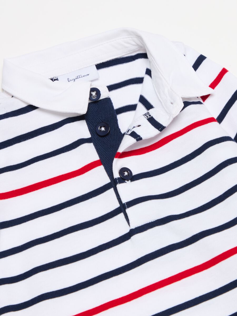 Long-sleeved polo shirt in organic cotton_2