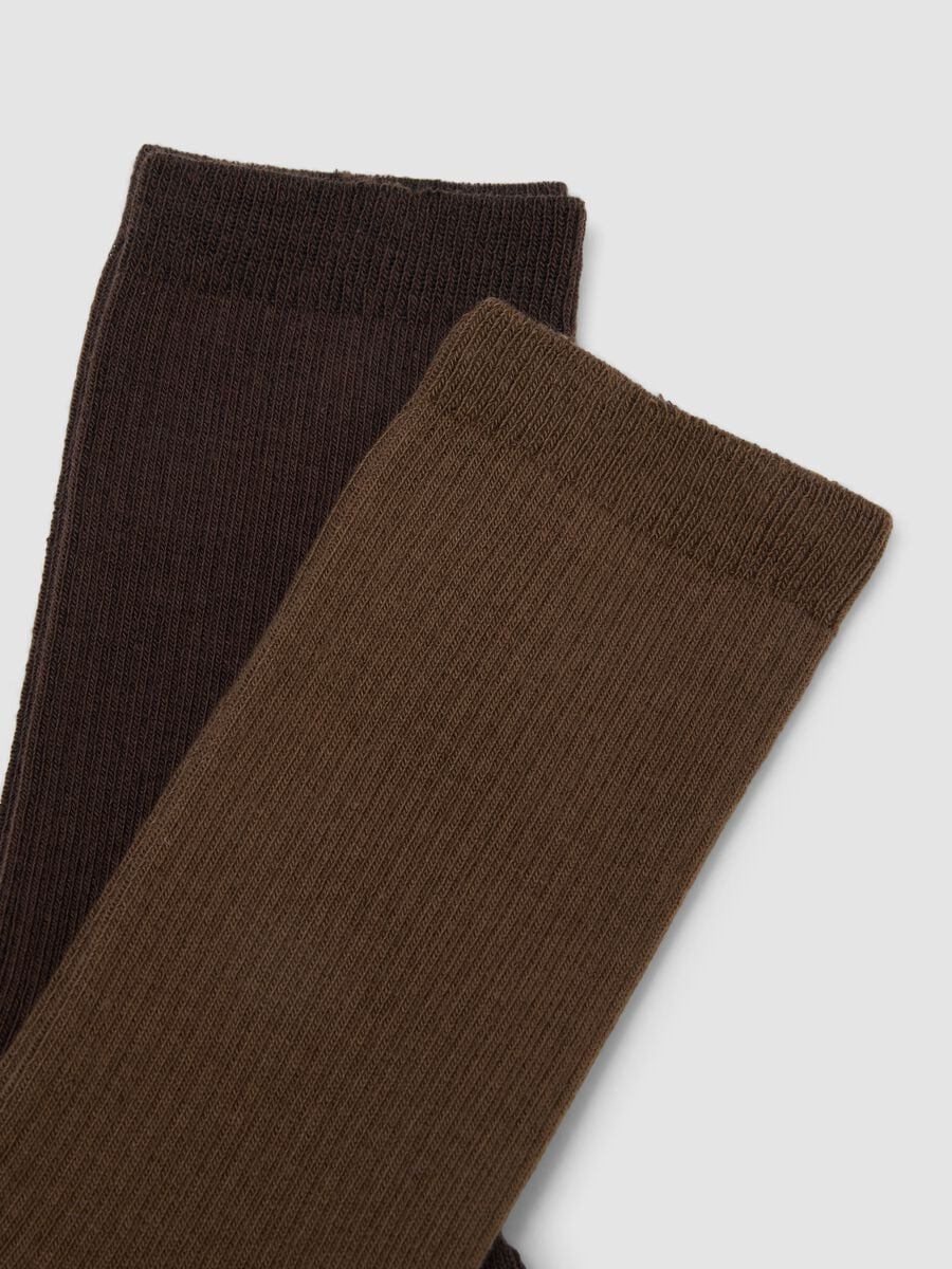 3-pack of brown stretch cotton socks_2