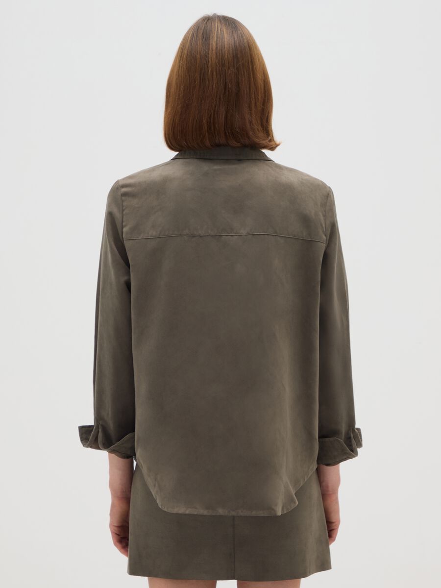 Brown regular fit shirt_2